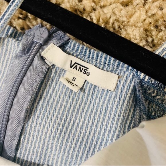 VANS•Stripes V-Neck Pocket Sheath dress - Picture 5 of 6